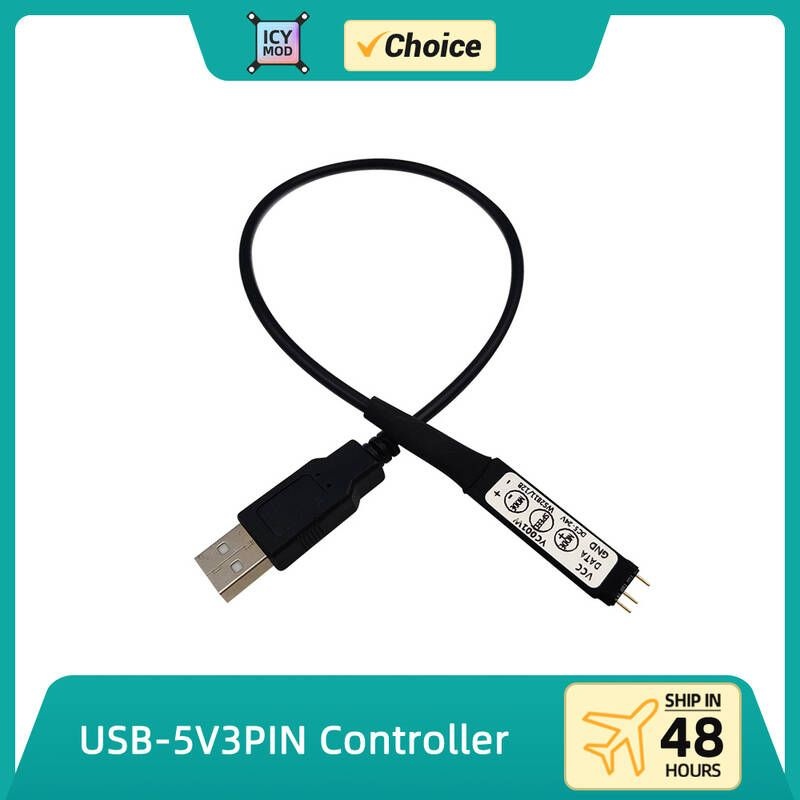 컴퓨터전원버튼 PC 본체 외부 파워 스위치 USB 5V3PIN 전원 변환기 어댑터 USB-ARGB 케이블 메인보드 와이어 수동 제어
