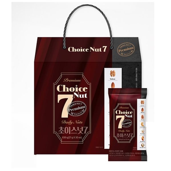 [하프클럽]초이스넛7 프리미엄 견과세트 21G x 30봉 2세트