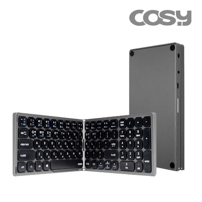 코시 빈트 키패드 포함 접이식 블투 키보드 충전식 KB2048BT