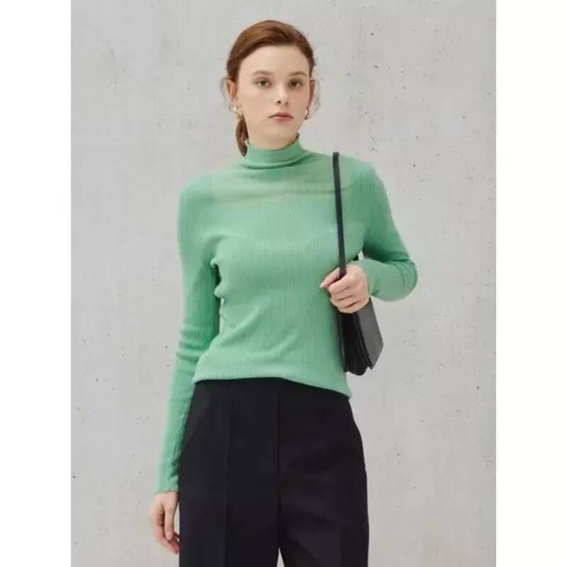 아이잗컬렉션시어 하프넥 리브 풀오버 니트 탑CS2A1PO011 963552