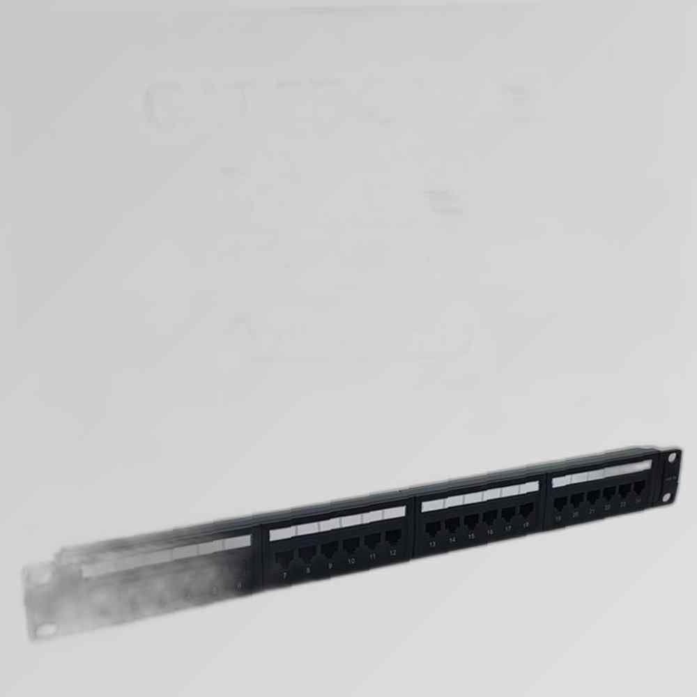 line-up system Inc. Cat.5E UTP 24포트 패치판넬 19형 표준랙타입