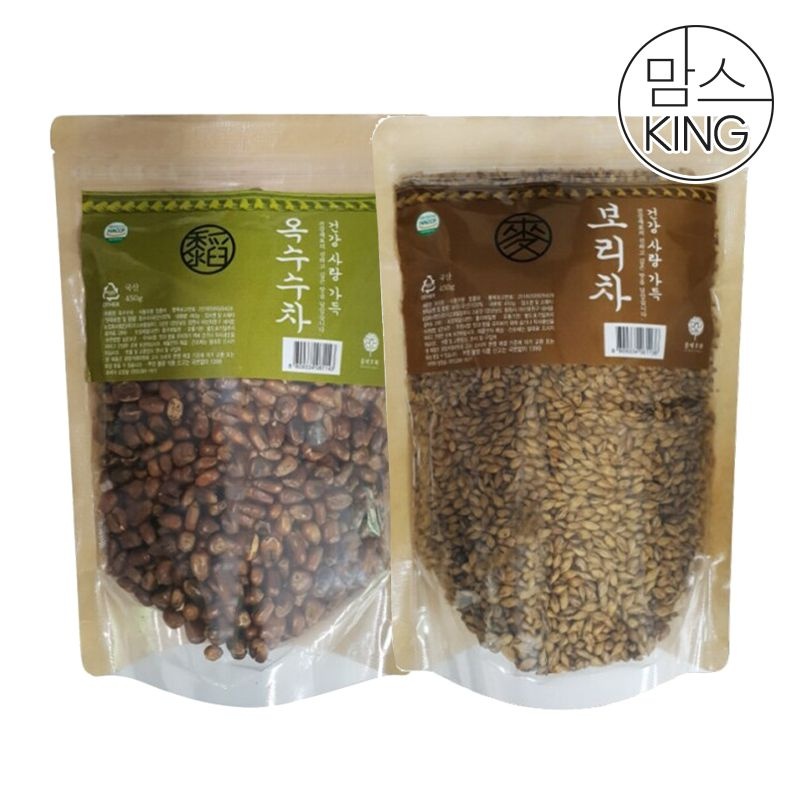 [롯데백화점] 맘스킹 [맘스킹]가고파힐링푸드 보리차 450g + 옥수수차 450g