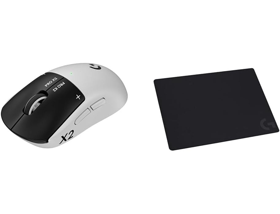 로지텍 G PRO X2 SUPERSTRIKE LIGHTSPEED 게이밍 마우스 + 마우스