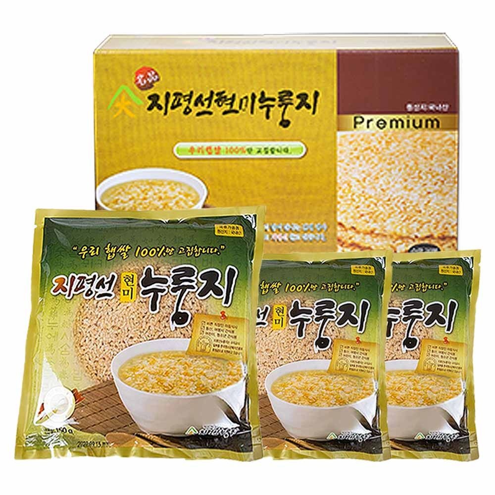 지평선 국산 고소한 전북김제 지평선 현미 누룽지 20봉 간식 숭늉 D