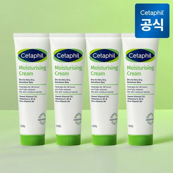 갈더마 코리아 세타필 [세타필] 모이스춰라이징 크림 100g 4개