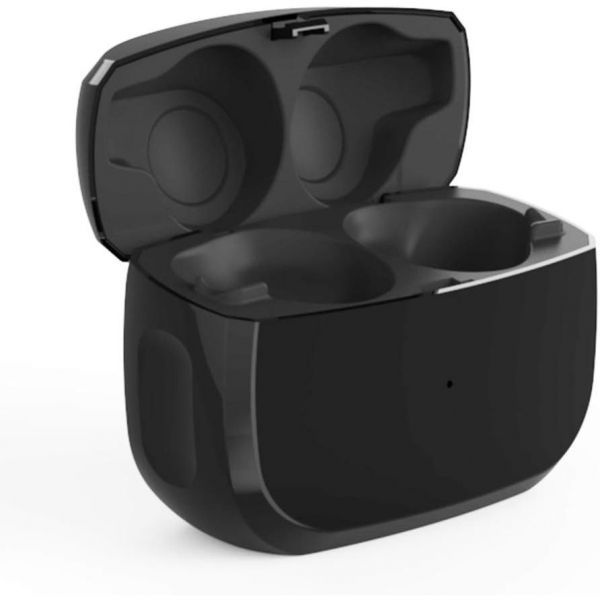 [해외] Jabra Elite 65t/Active 65t용 충전 케이스, 이어버드용 500mAh 휴대용 케이스 독 크래들(블랙)