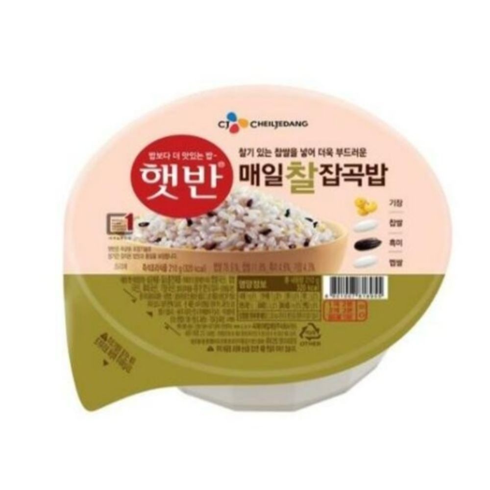 햇반 매일찰잡곡밥 210g 36개