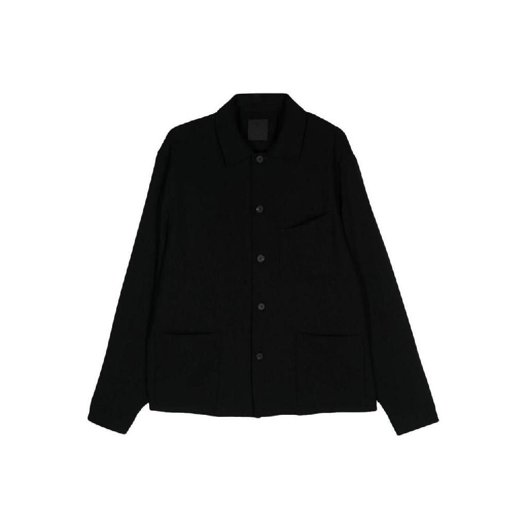 지방시 24FW Givenchy 블랙 울 blend 셔츠 BM610R15CR001 TP565581936