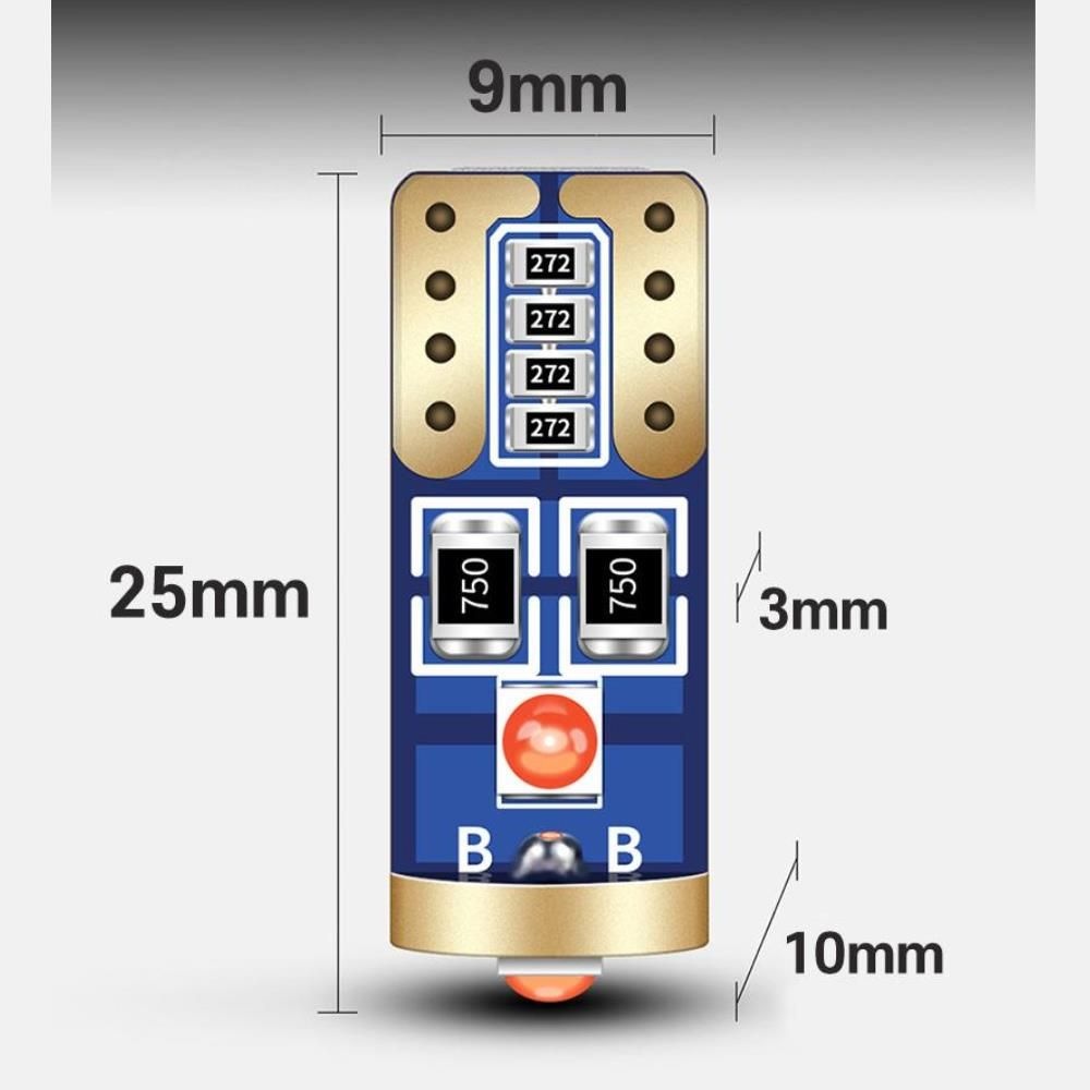 (주)다름 차량용 LED 교체 전구 계기판 실내등 도어등 T10 셀프 차량전구 조명 DIY