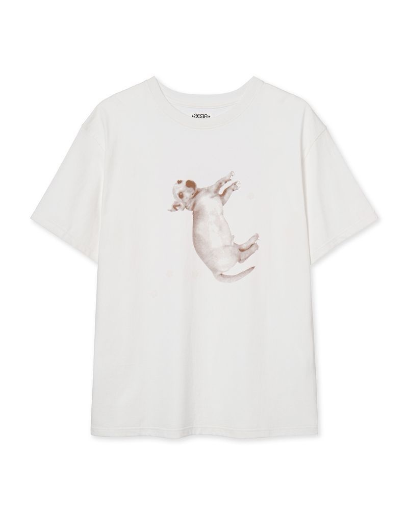 AEAE Aeae X PEAKBOY BARNEY T-SHIRTS [WHITE] 407453