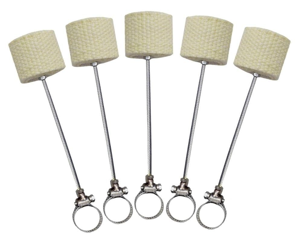 [해외] 파이어 후프 플렉스 케이블 스파인 5개 트 호스 클램프 온 케블라로 제작 튜빙 Trick Concepts 1.3cm - 1.6cm 1/2 5/8인치 튜