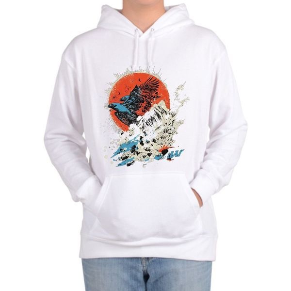 [하프클럽]기모후드티 전사이즈 빈티지 설원 매 팔콘 맹금류