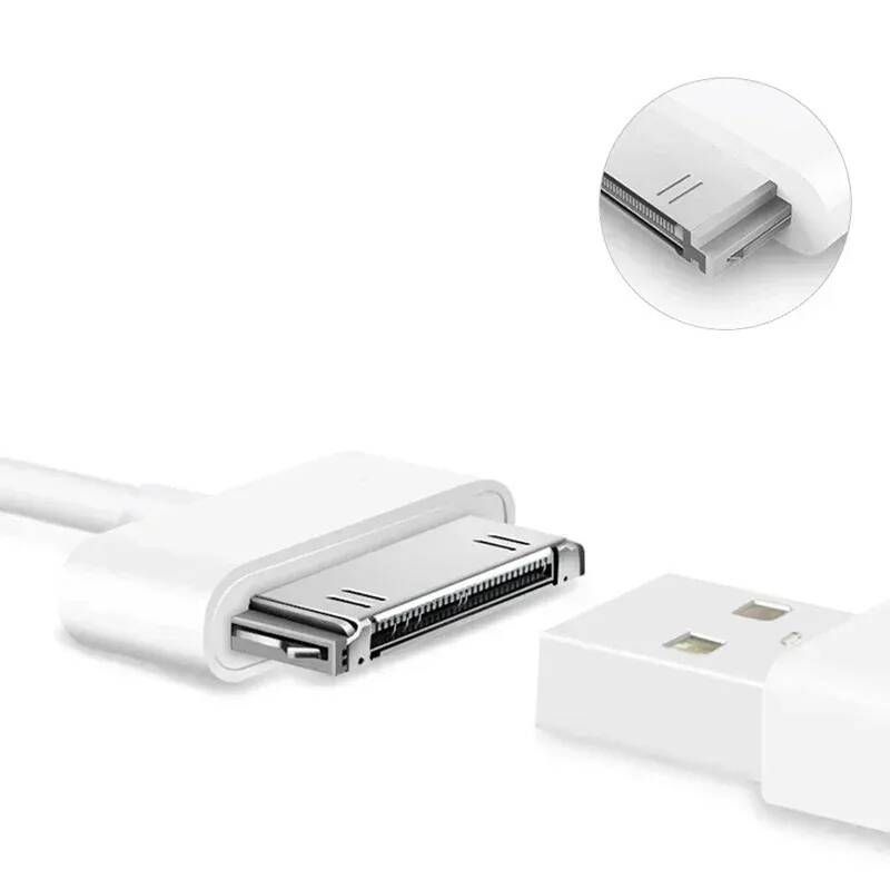 UnKnown [해외] 30핀케이블 1M 30핀 어댑터 USB 충전기 나노 터치 충전 데이터 케이블 아이폰 4 4S 3G 3GS 아이패드 2 3 아이팟