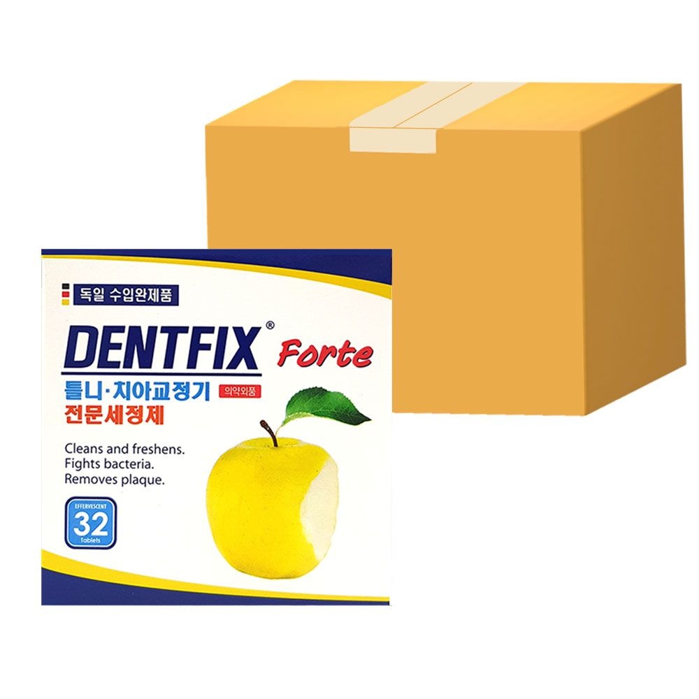 [오늘출발] 덴트픽스 틀니 치아교정기 세정제 32정 x 10개 의치 구강장치전용세척