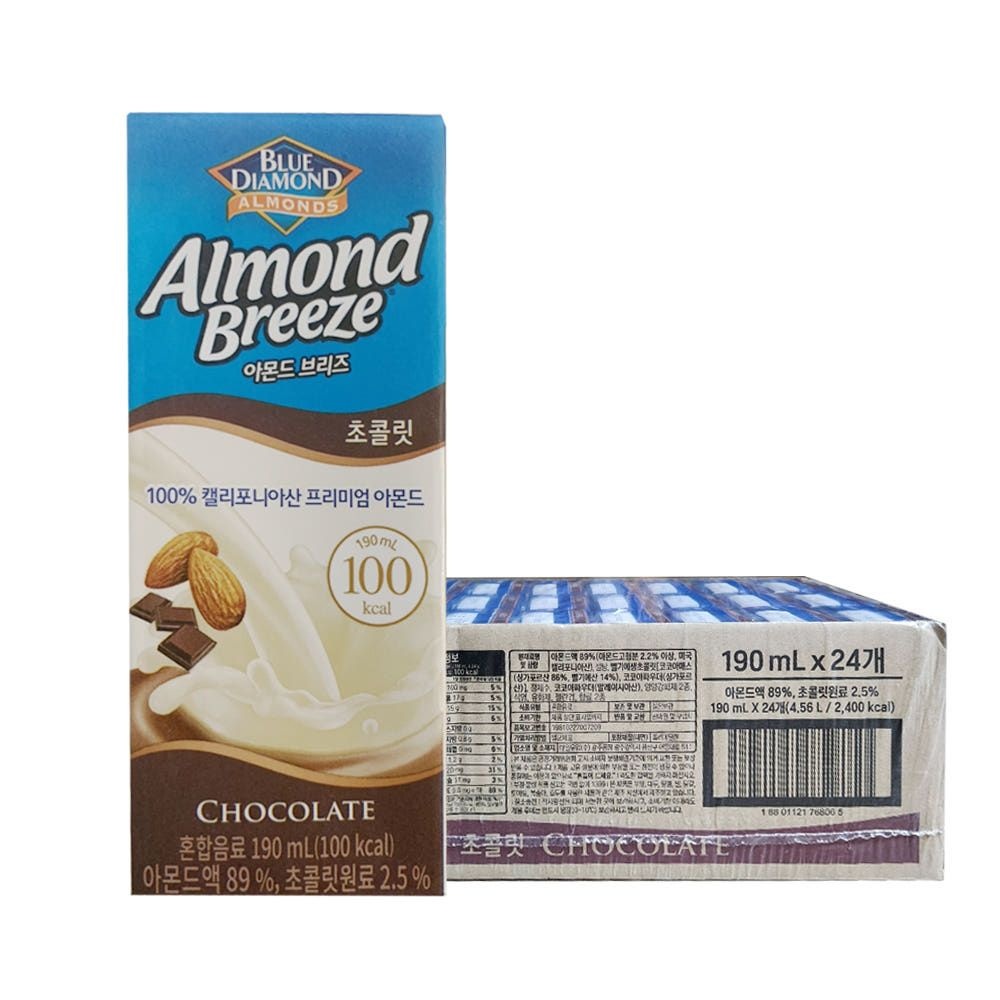 매일유업 아몬드브리즈 오리지널 초코맛 190ml 48개