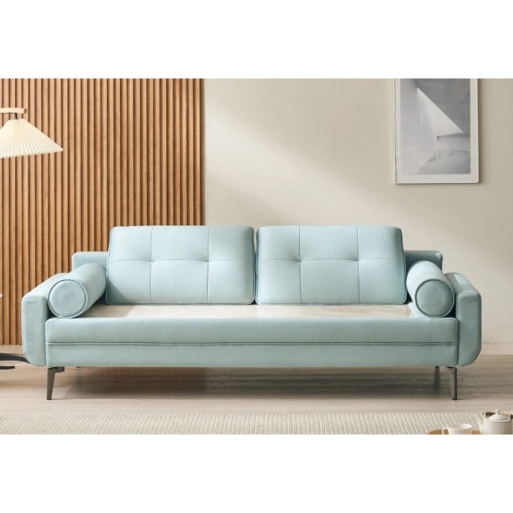 SOL 협력사 총천연색 패브릭 고급 오로라석 온열가능 3인 돌소파(220cm) 어르신 1인용