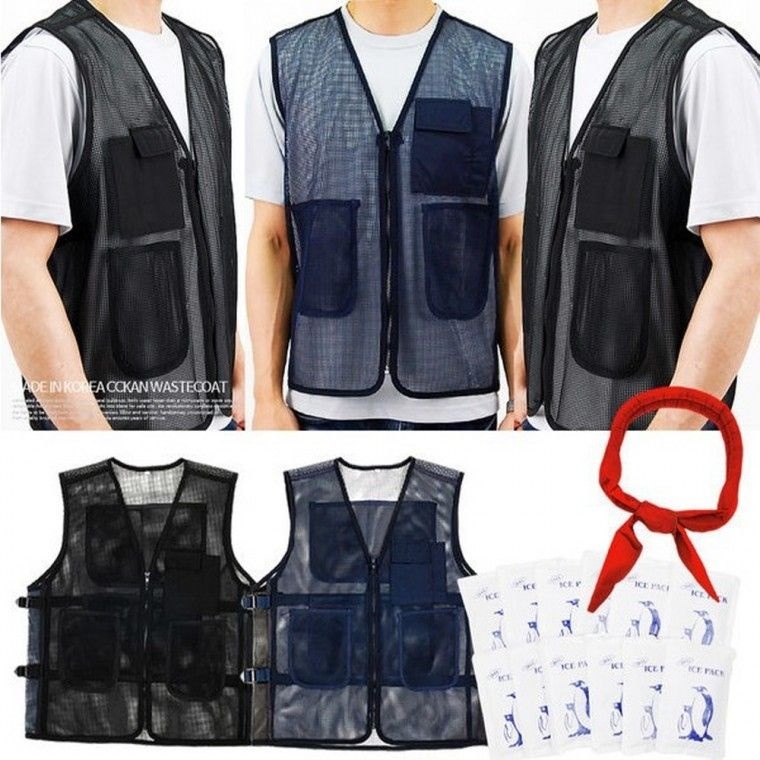 B형 일반망사 아이스조끼 얼음조끼 작업 등산