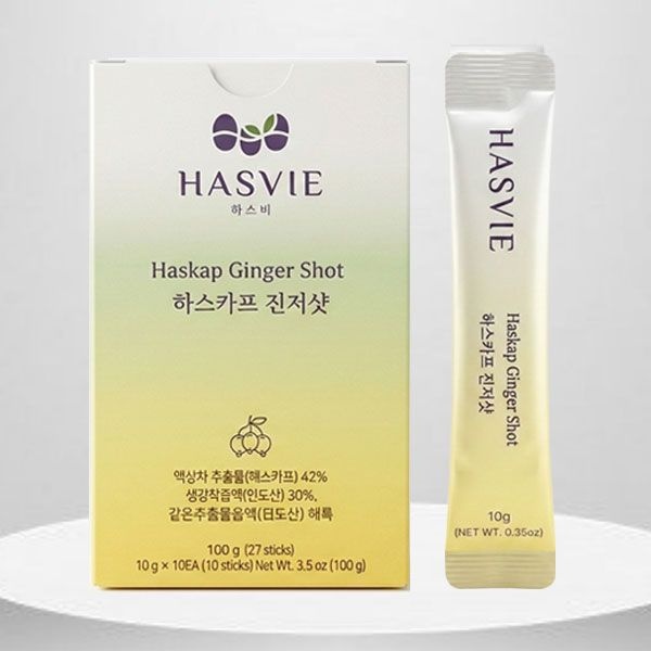 작심밀도 [작심밀도]국내산 하스카프베리 진저샷 10포 1박스