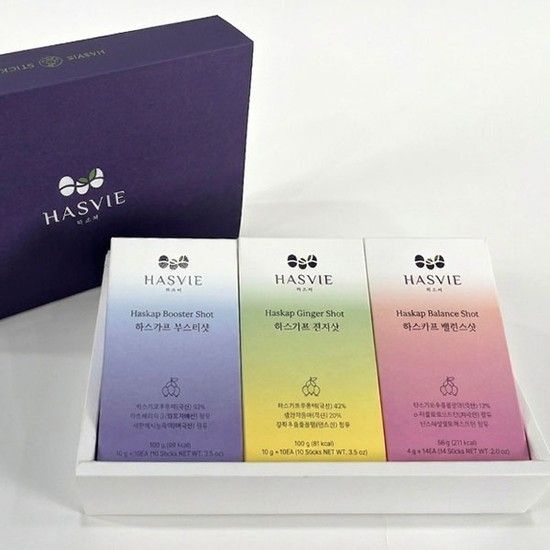[작심밀도]국내산 하스카프베리 3종세트 (밸런스샷/부스터샷/진저샷) / 선물포장