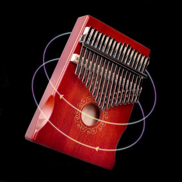 월드온 DGITEM 칼림바 17음계 엄지피아노 손가락악기 원목 손악기 손가락피아노 피아노 마호가니 교육용악기 취미악기