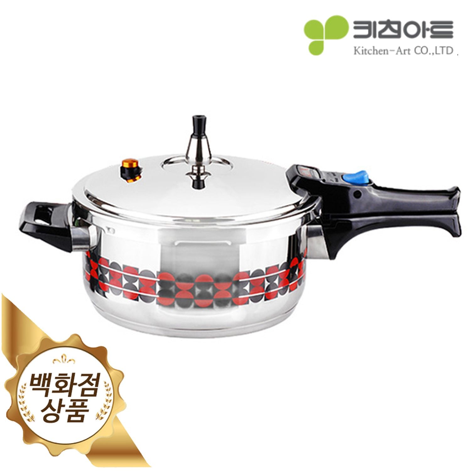 [롯데백화점] 키친아트 IH 인덕션 뉴EX 컬러무늬 스텐 압력밥솥 3.5L (6인)