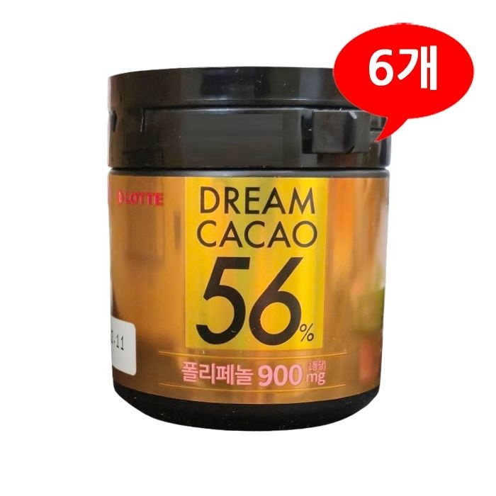 [롯데] 드림 카카오 56프로 86gx6개