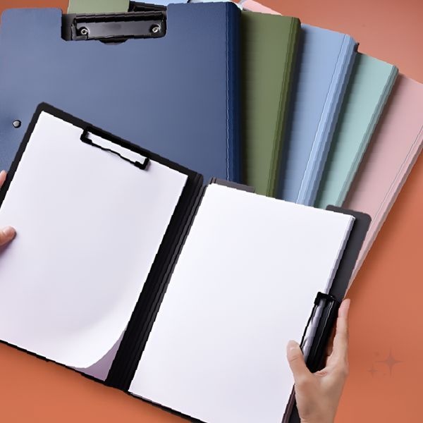 트렌지오협력업체 양면 집게 서류 고정 문서 보관 회의 결재 사무실 학교 도면 정리 휴대 간편