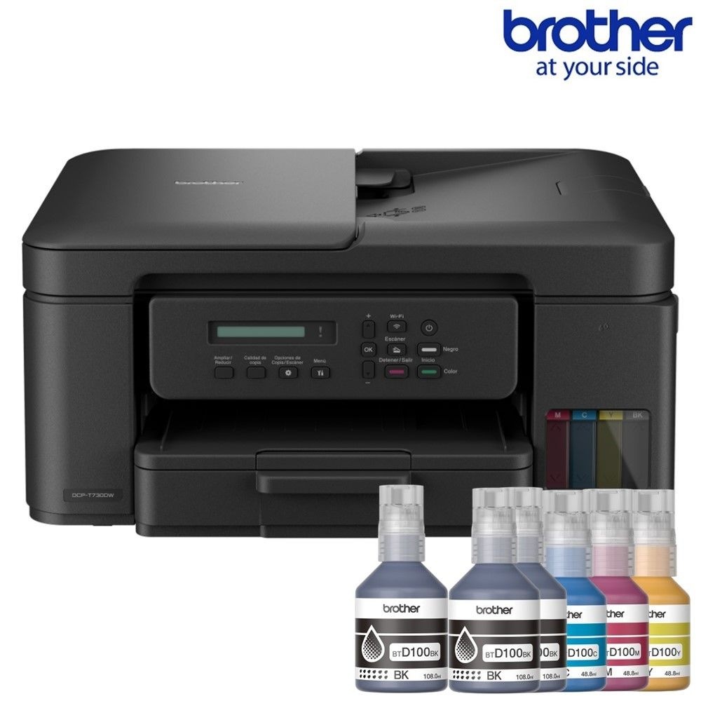 브라더 DCP-T730DW + BTD100BK 무한잉크복합기(잉크포함)+검정잉크