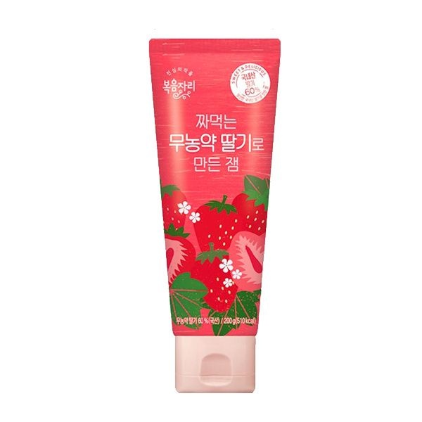 복음자리 짜먹는 무농약 딸기로 만든잼 200g
