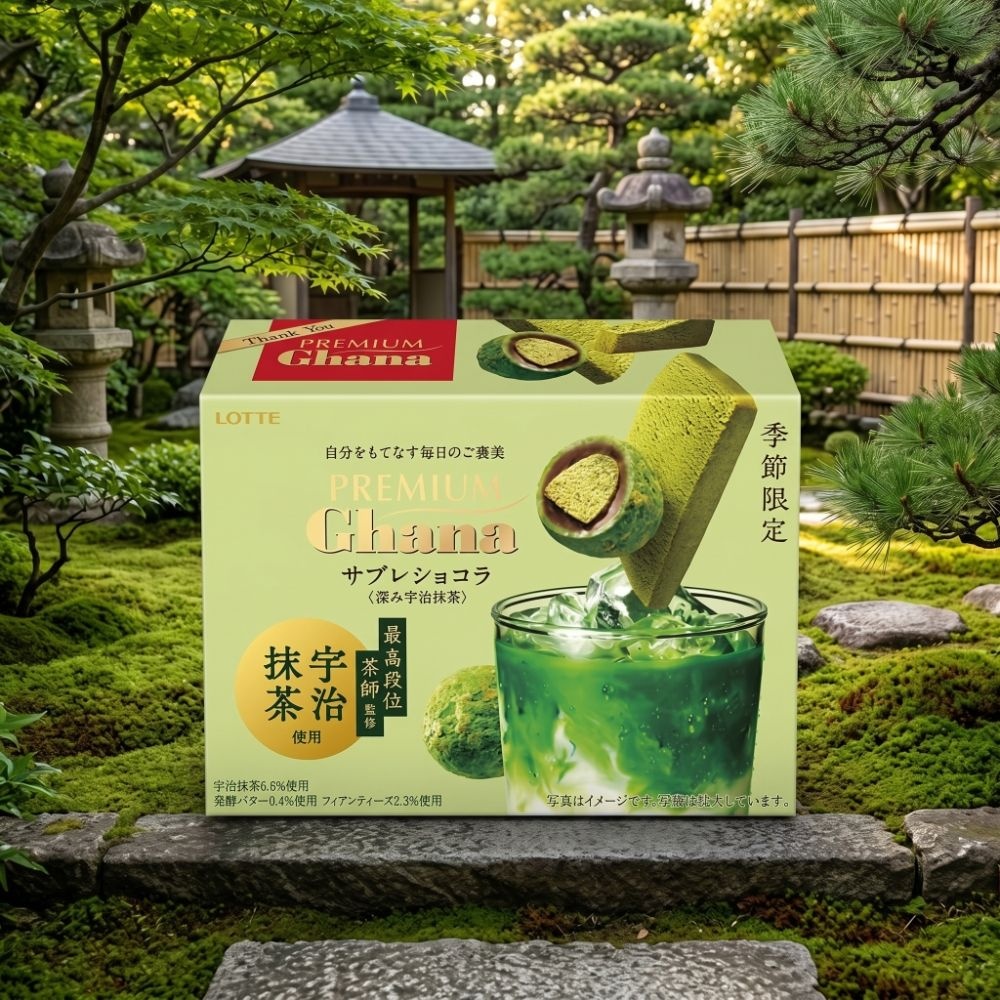 일본 롯데 프리미엄 가나 사브레 쇼콜라 깊은 우지 말차 일본 초코 초콜렛