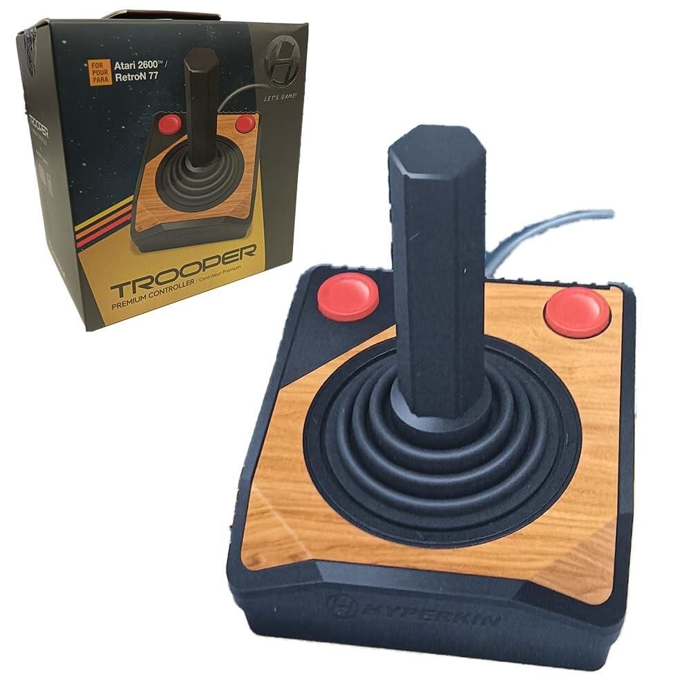 [해외] Hyperkin Trooper Premium Controller for Atari 2600/ RetroN 77 Color May Vary [호환]