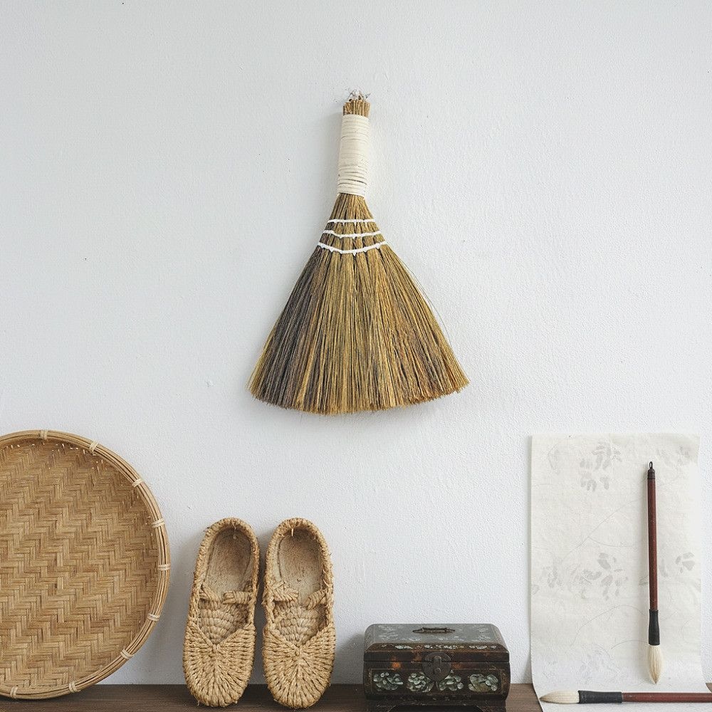 글로벌온협력업체 행운 풍수 복 싸리 빗자루 입주 이사 액막이 선물 20X28cm