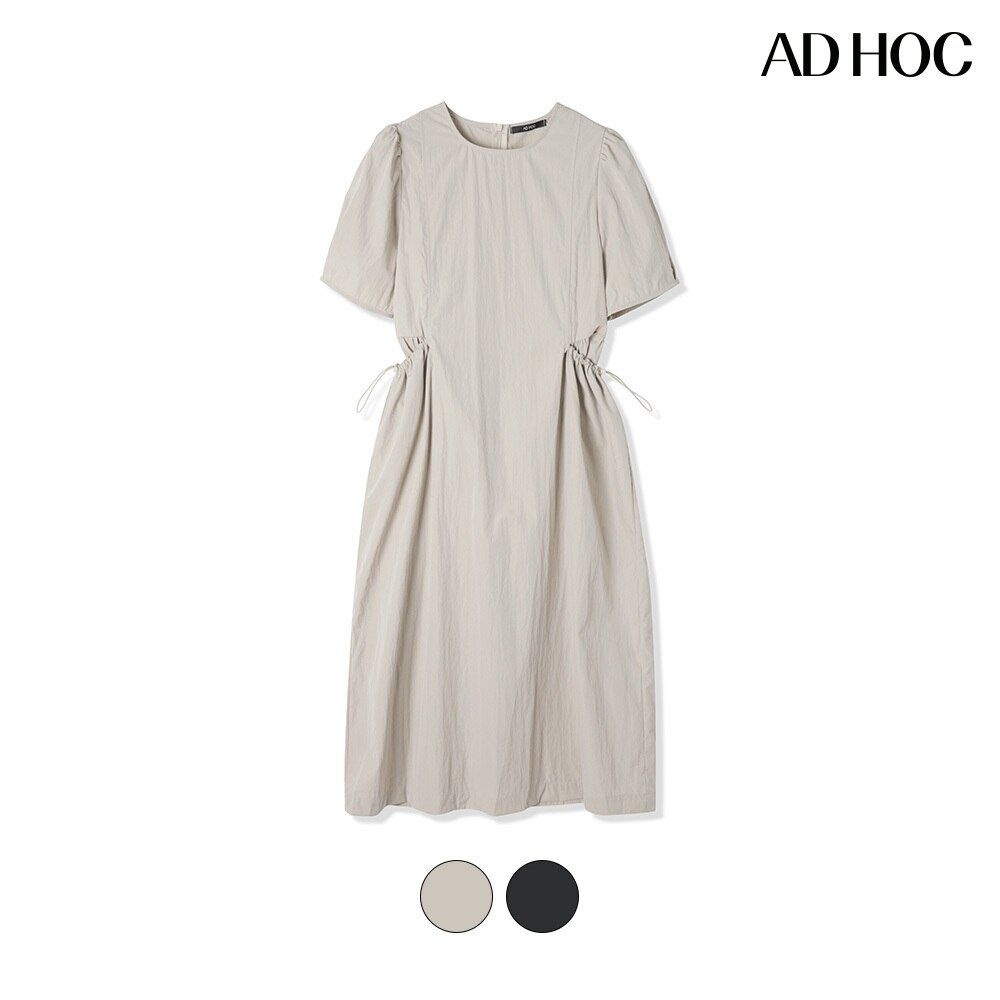 [모다아울렛][애드호크]여성 아웃포켓 반소매 우븐 원피스 HB5OP53_CA 천안아산점