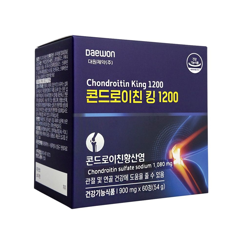 [오늘출발] 대원제약 콘드로이친 킹 1200 1박스 (1개월분) 소연골 무릎관절