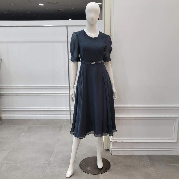 [미니멈]시스루 플레어 벨트 원피스 (M1BGWO3910 DV)_IC