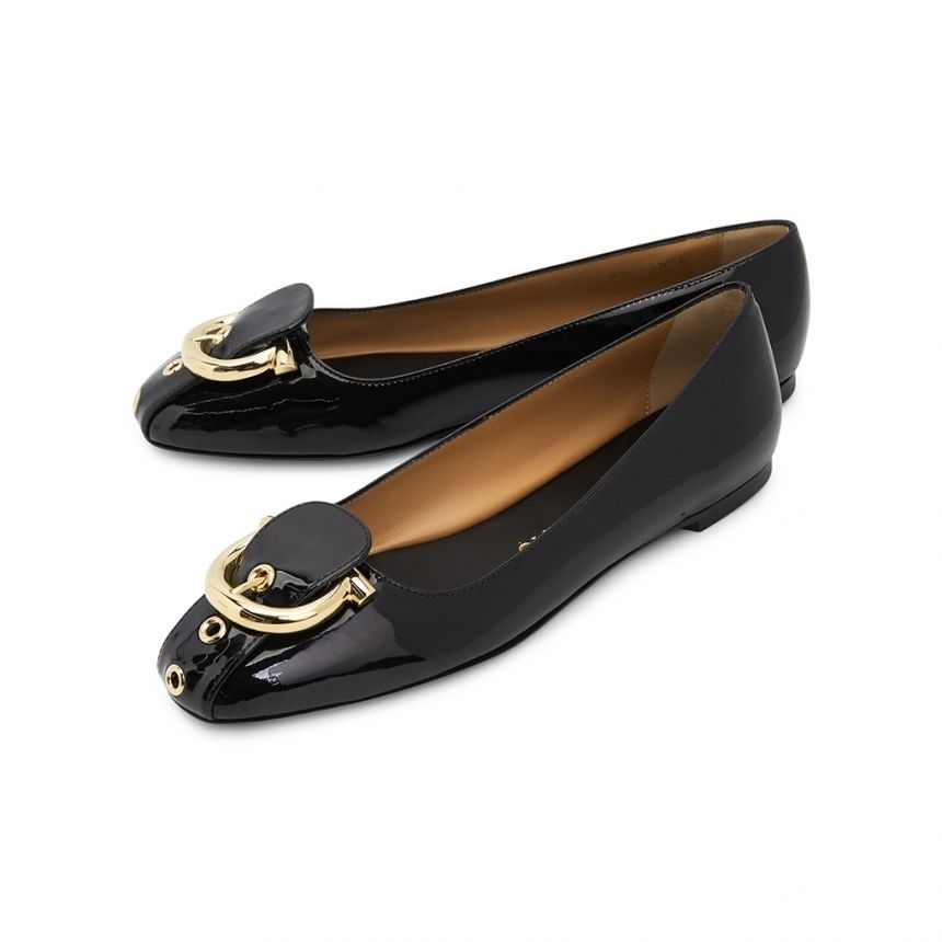 [오늘출발] 살바토레 페라가모 FERRAGAMO 옥사이드 발레리나 여성 플랫슈즈 01K989 0790098 (발볼 C)