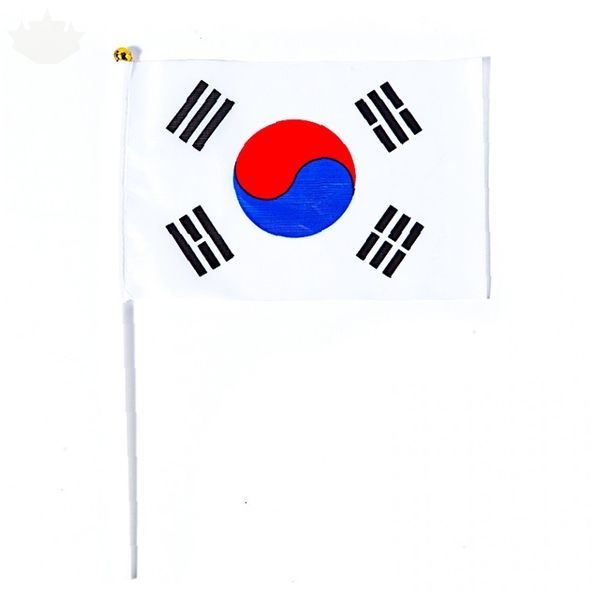 손잡이 태극기 미니 깃발 14x21 응원 소품 행사 기념일 애국 국경일 광복절