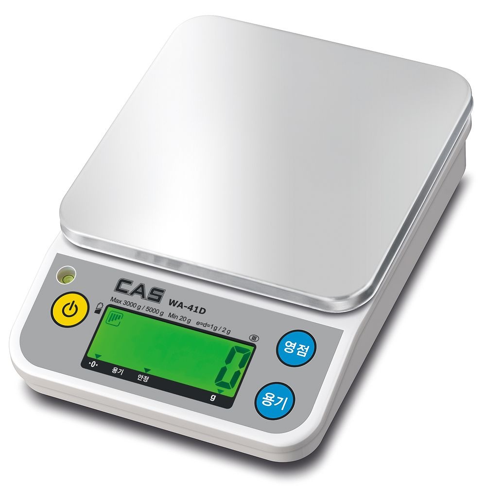 카스 [무료배송] CAS 카스 WA-41D 전자 저울 5kg (정밀 저울 / 주방 저울 / 디지털 저울)