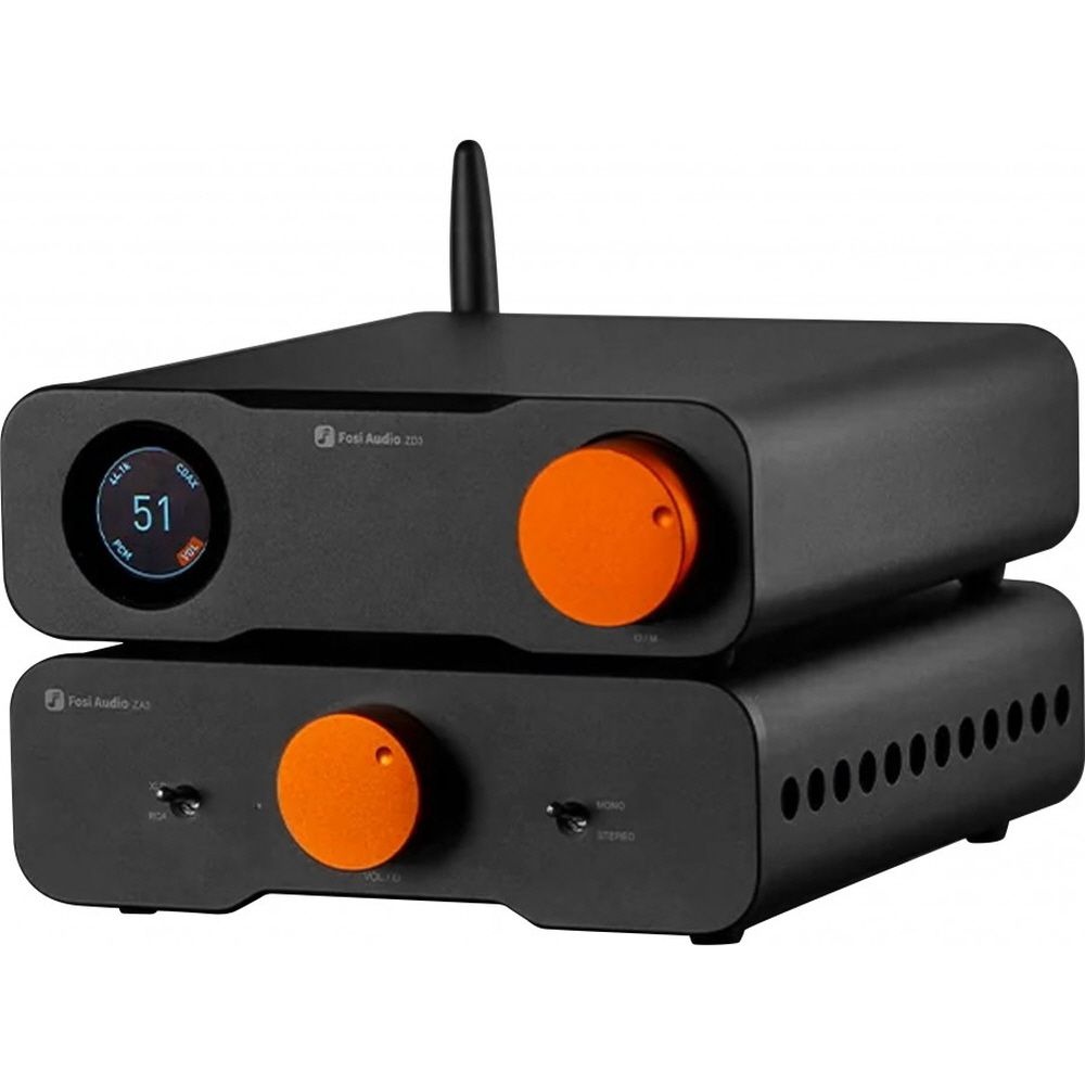 FOSI(포시) AUDIO ZD3 DAC 프리 앰프 + ZA3 스피커 파워앰프(어댑터 포함)