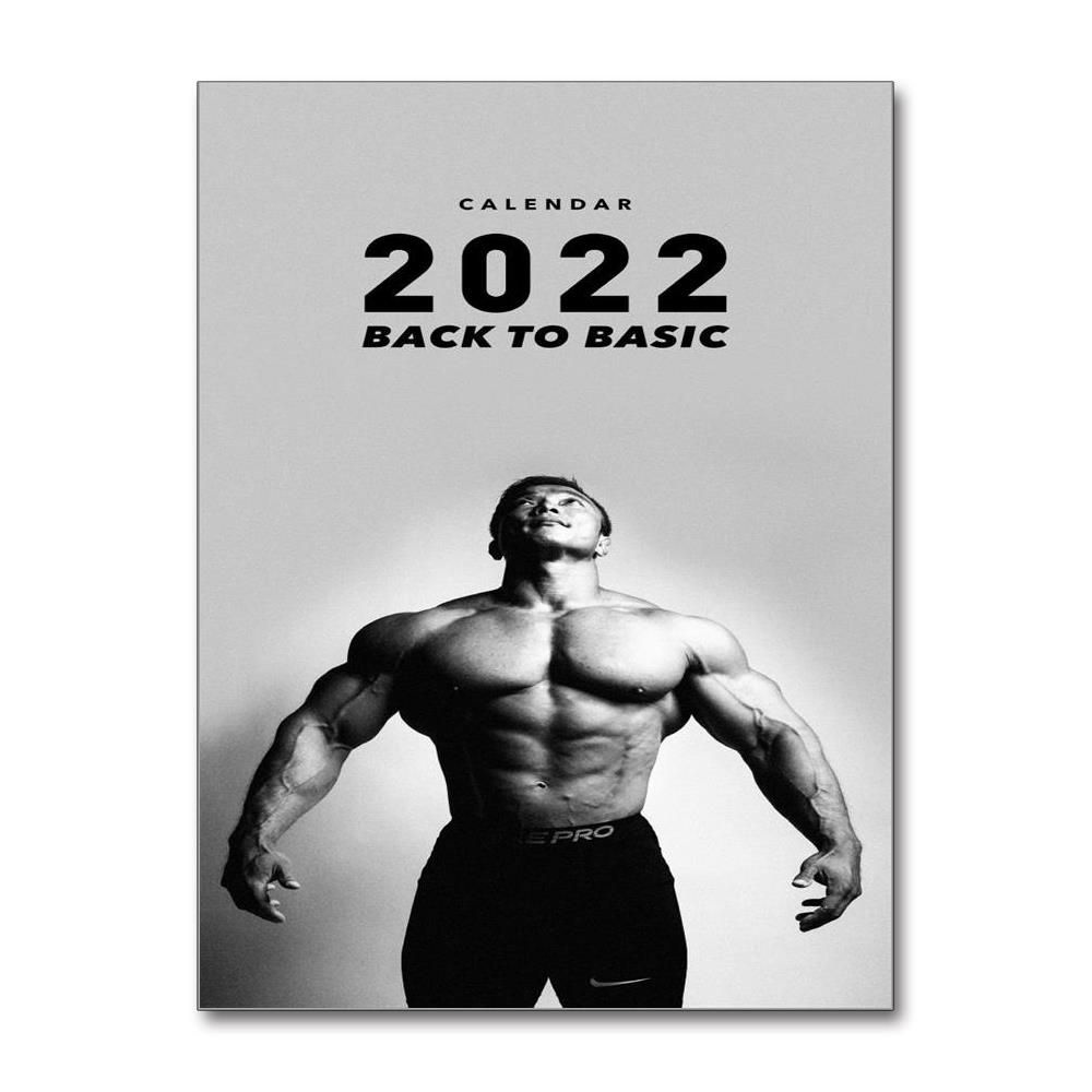 2022 백 투 베이직 벽걸이 달력 - 레전드 보디빌더 강경원의 스프링