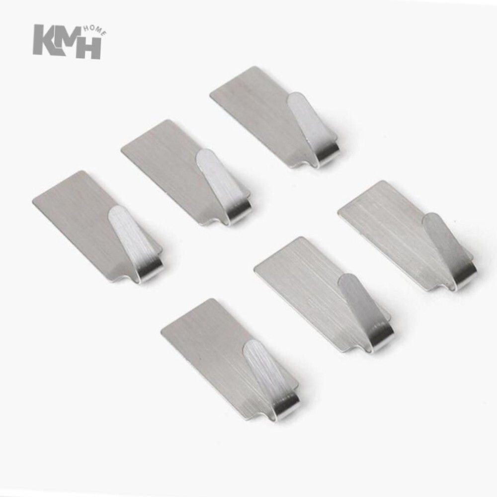 스틸 후크 6P 열쇠 거치대 벽 생활용품