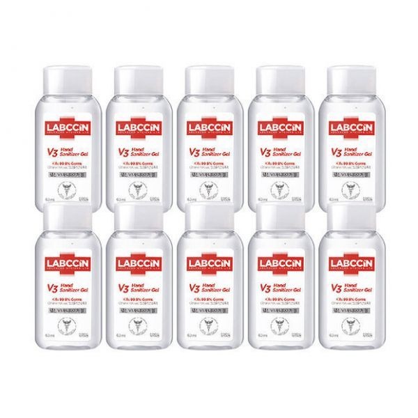 랩신 휴대용 손소독제 손소독젤 세니타이저 60ml 10개