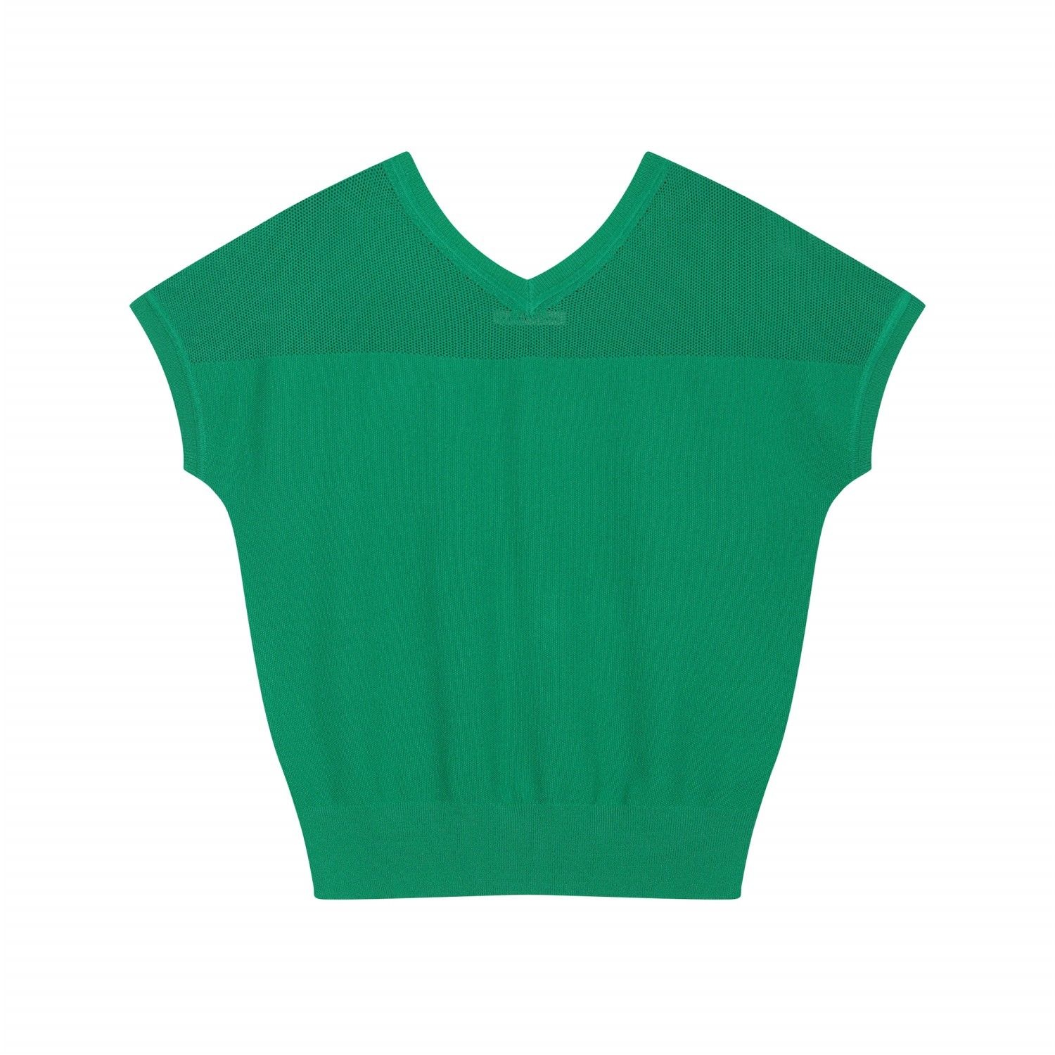 [롯데백화점] 르샵블랑 브이넥 캡소매 스카시 투웨이 니트-L1G22KPO280 LE1221527005