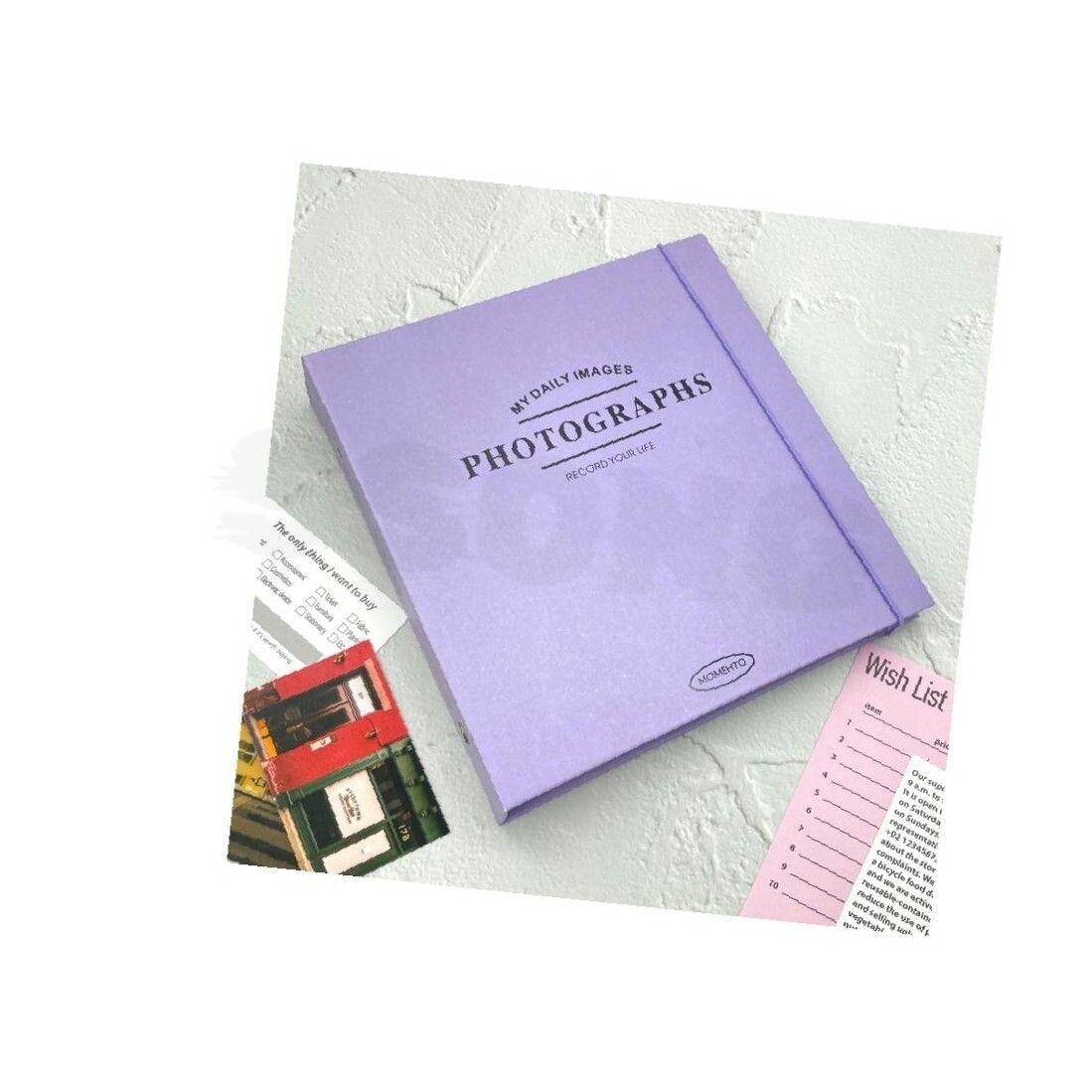 네컷 접착식 포토북 앨범 퍼플 미니포토북 네컷앨범 초음파앨범