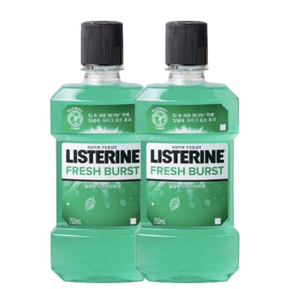 후레쉬 버스트 리스테린 750ml x 2개