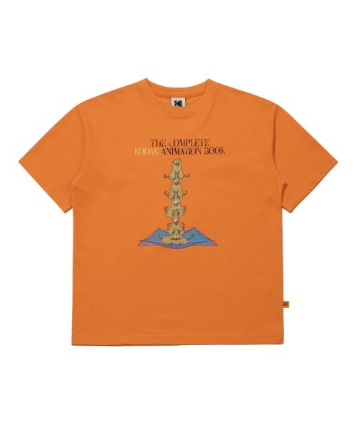 <매장정품> KODAK 코닥 소로나 애니매이션 그래픽 반팔 티셔츠 ORANGE K6223LRS60ORG 1507690