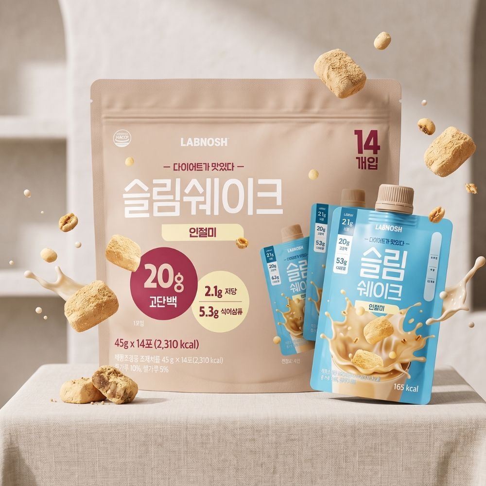 랩노쉬 슬림쉐이크 인절미맛 45g x 28개
