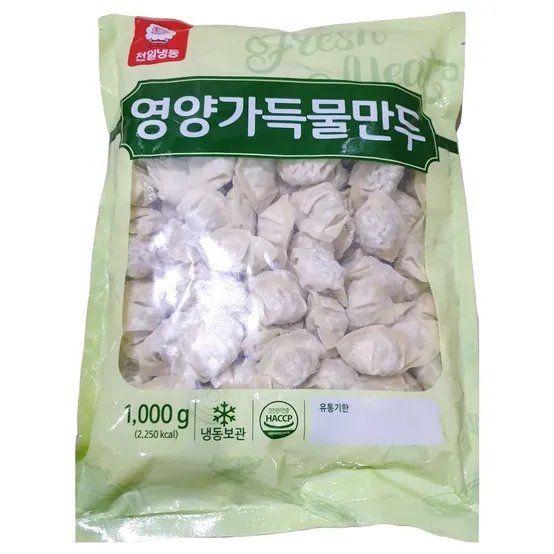 천일 영양가득 물만두 1kg x 5개 (국산 돼지고기 사용)