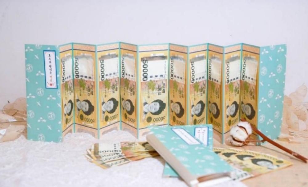 용돈봉투 돈 병풍 이벤트 어버이날 축하 명절