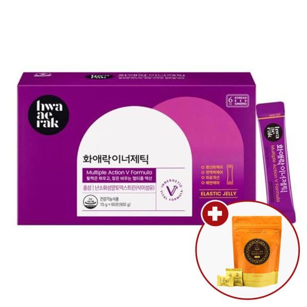 한국인삼공사 아트박스/정관장 [홍삼캔디 증정] 정관장 화애락 이너제틱 15g x 60포